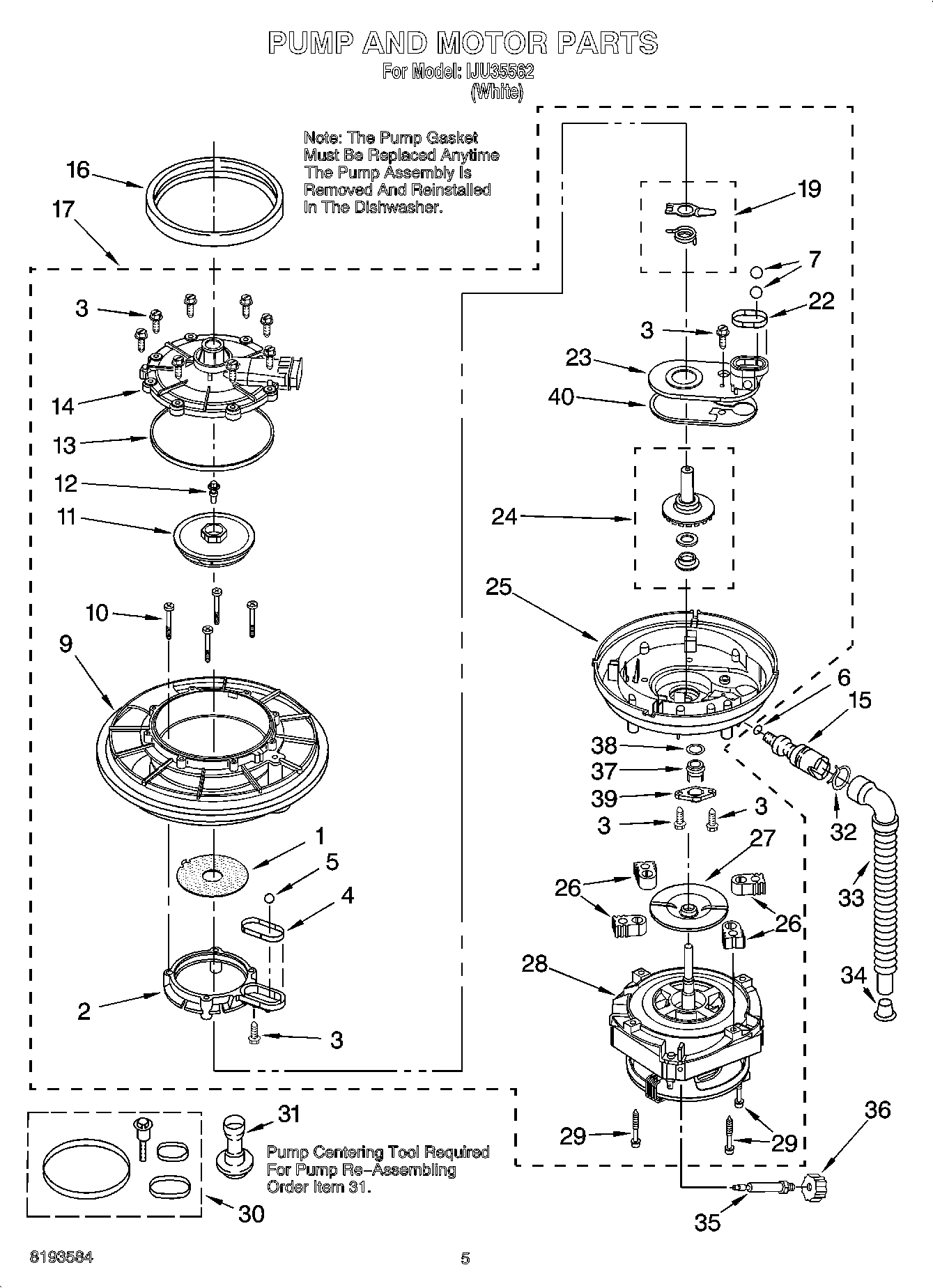 04 - PUMP AND MOTOR PARTS