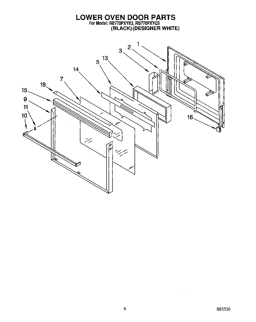 05 - LOWER OVEN DOOR