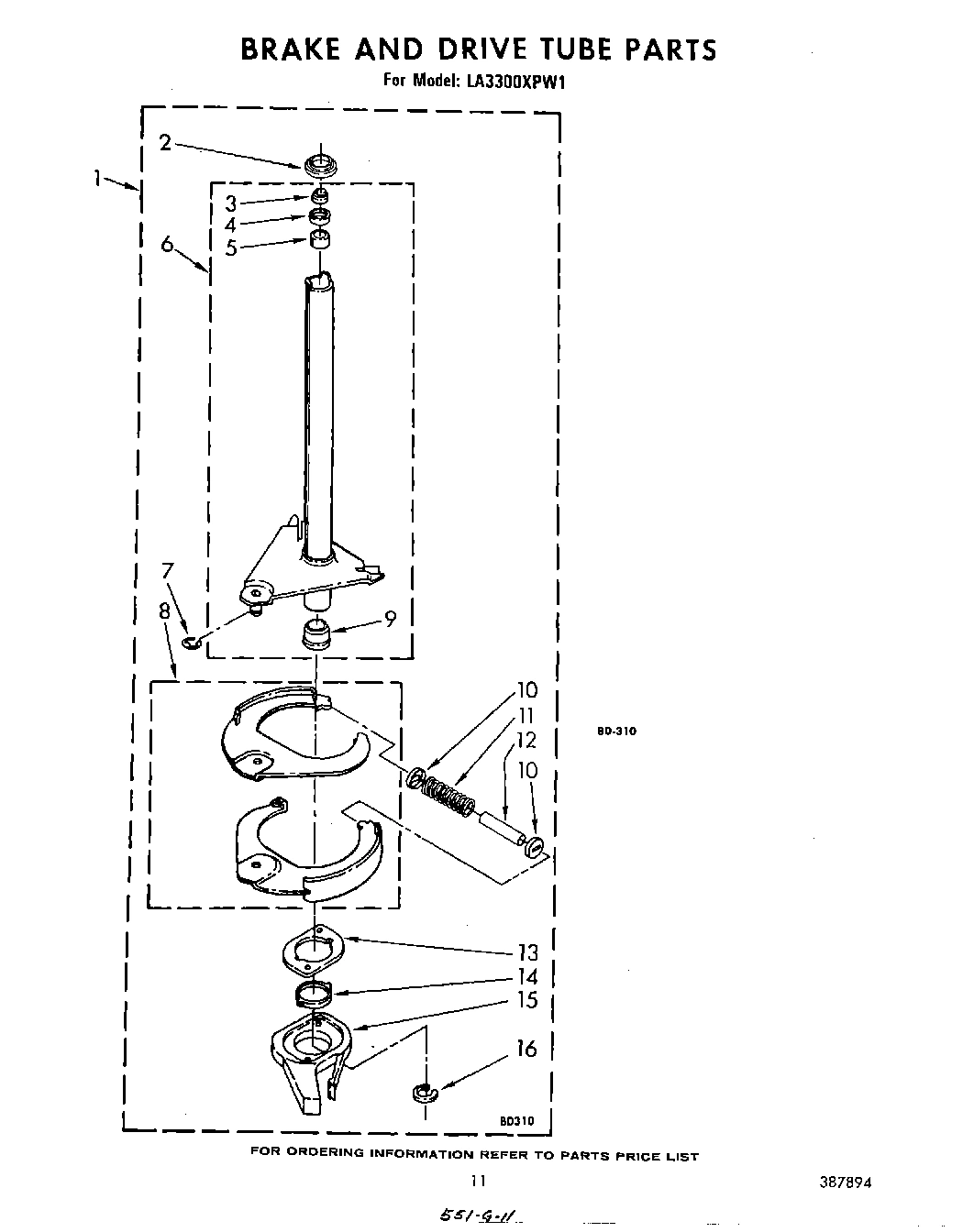 09 - BRAKE AND DRIVE TUBE