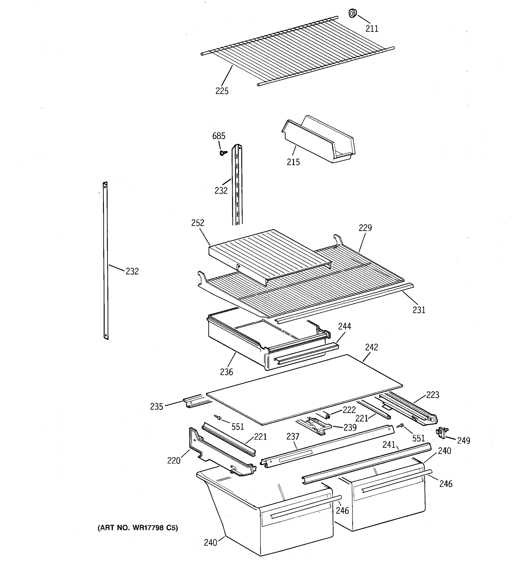 SHELF PARTS