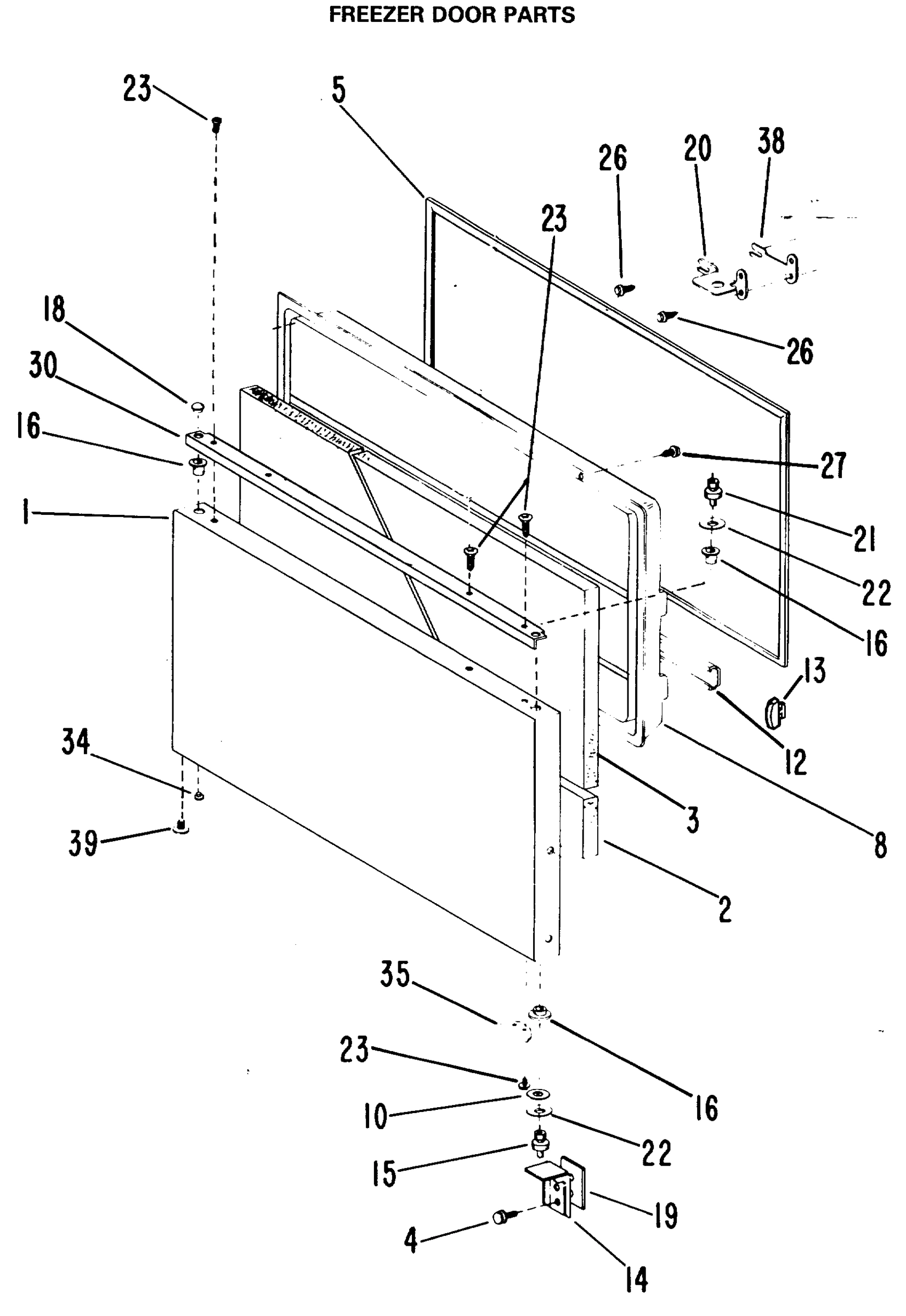 FREEZER DOOR PARTS