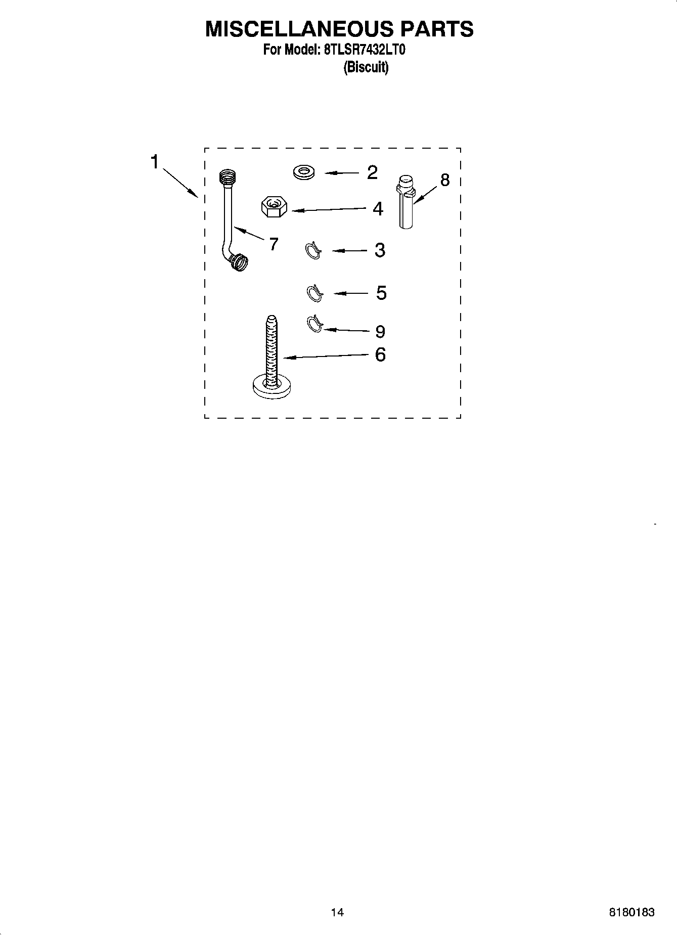 10 - MISCELLANEOUS PARTS, OPTIONAL PARTS (NOT INCLUDED)