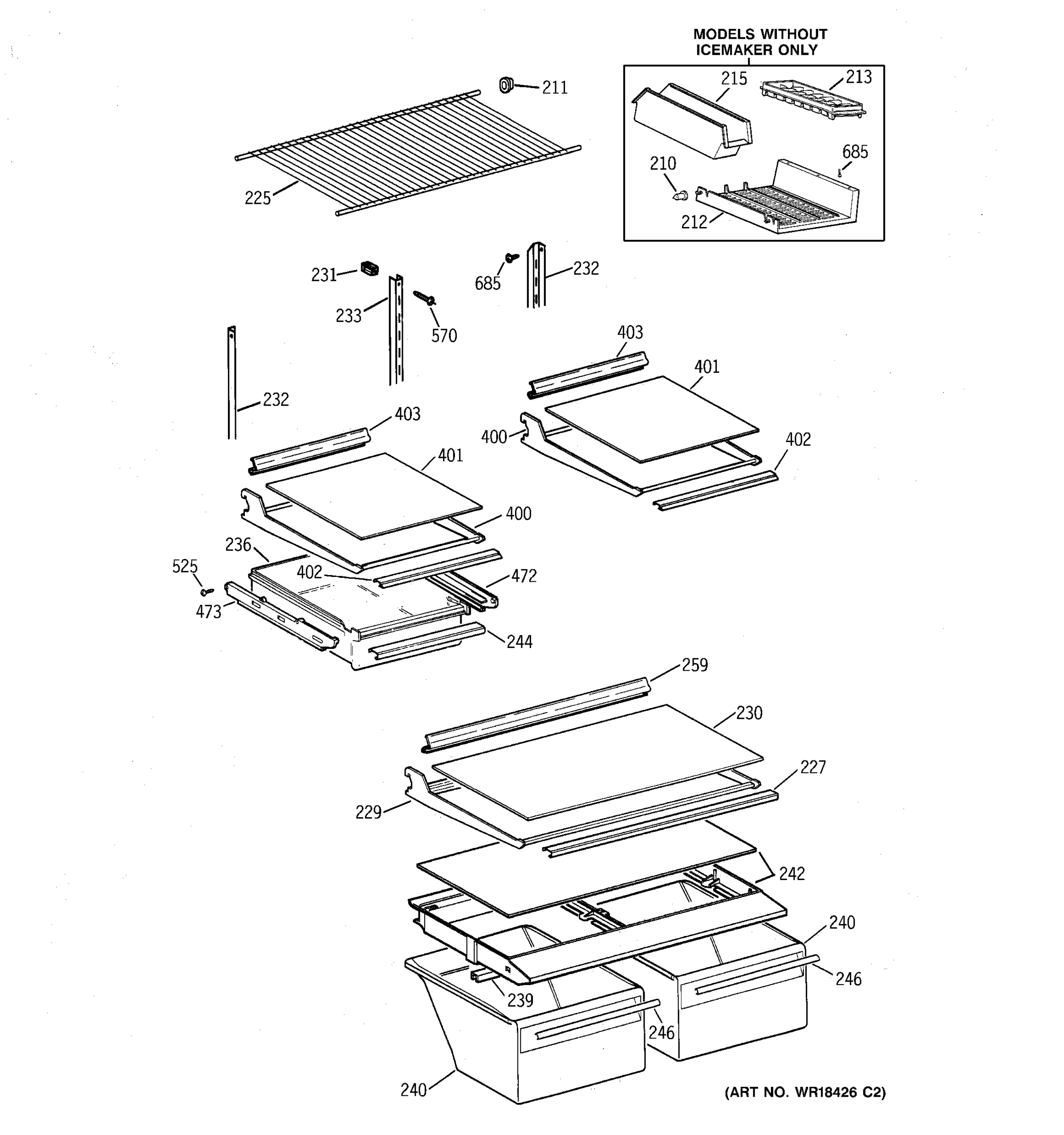 SHELF PARTS