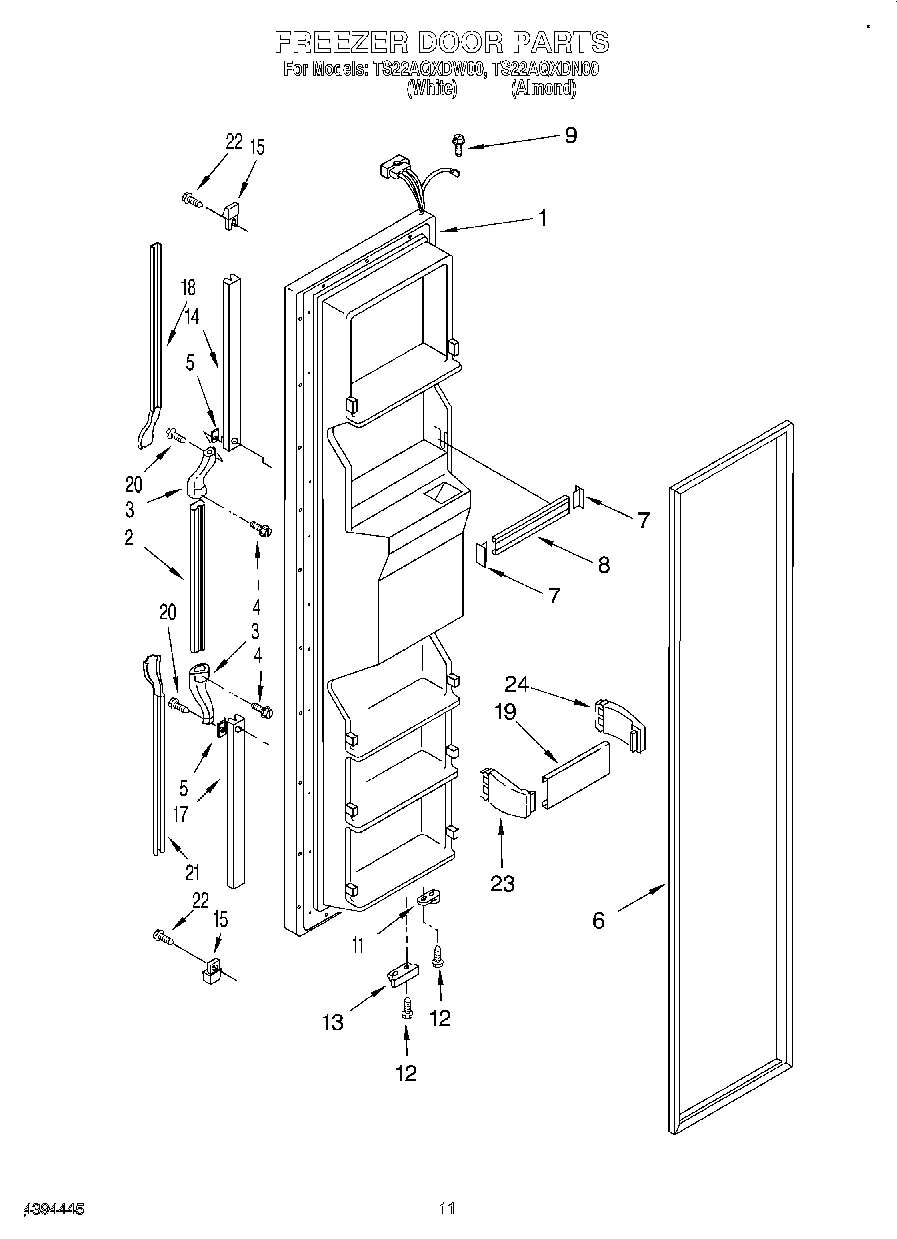 07 - FREEZER DOOR