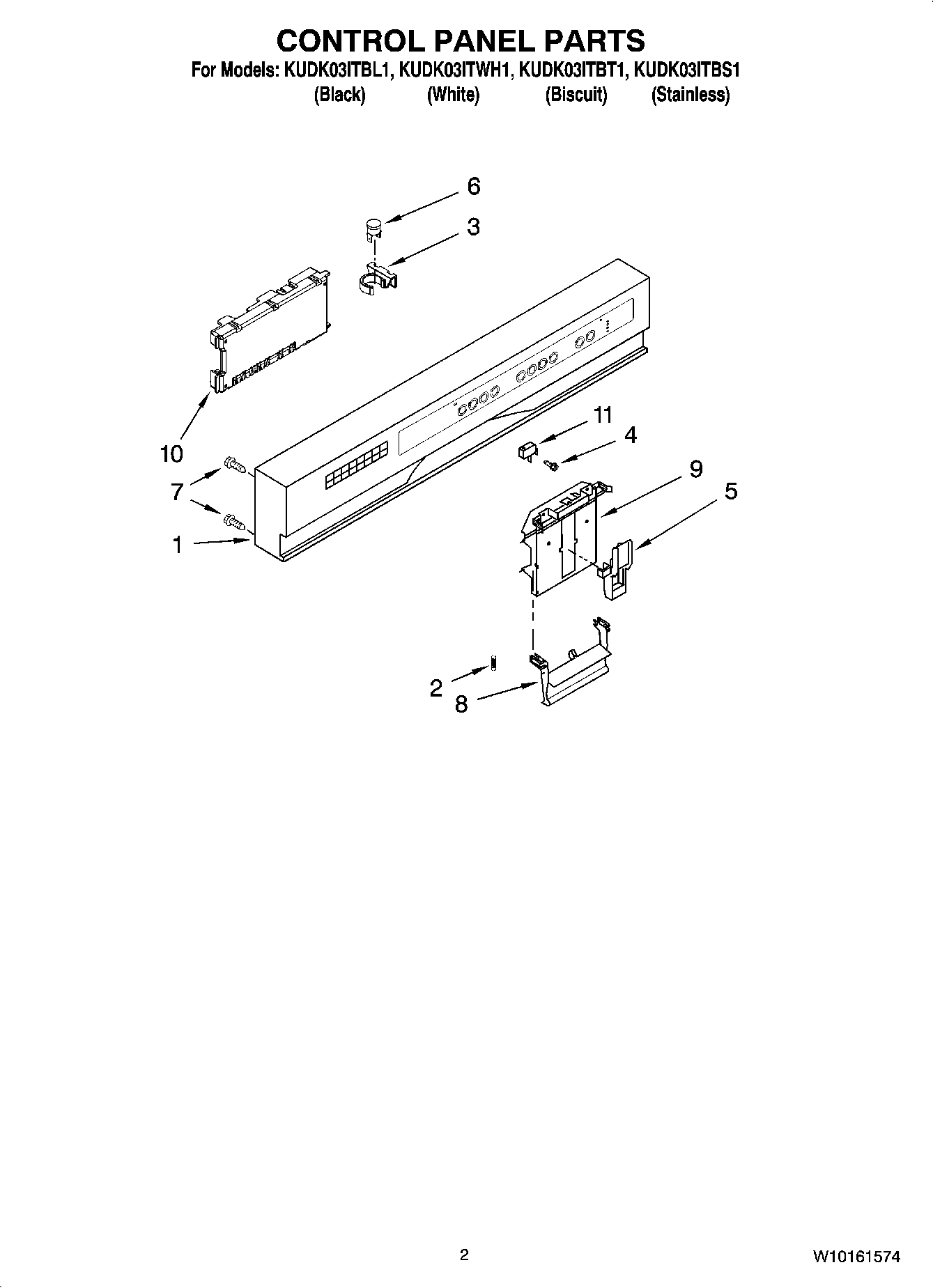 02 - CONTROL PANEL PARTS