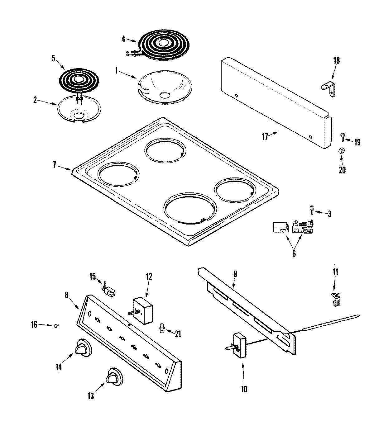 04 - TOP ASSEMBLY/CONTROL PANEL