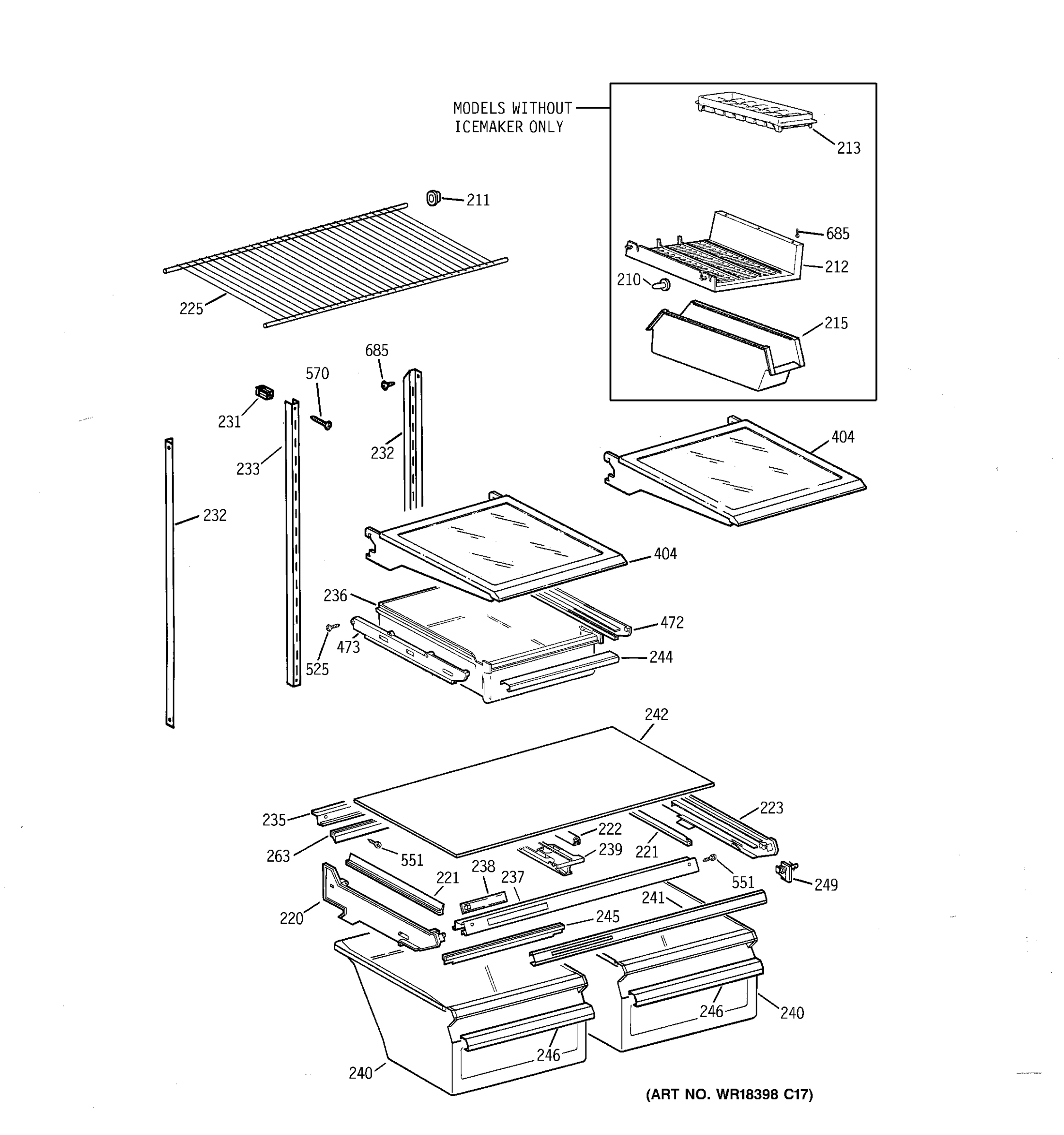 SHELF PARTS
