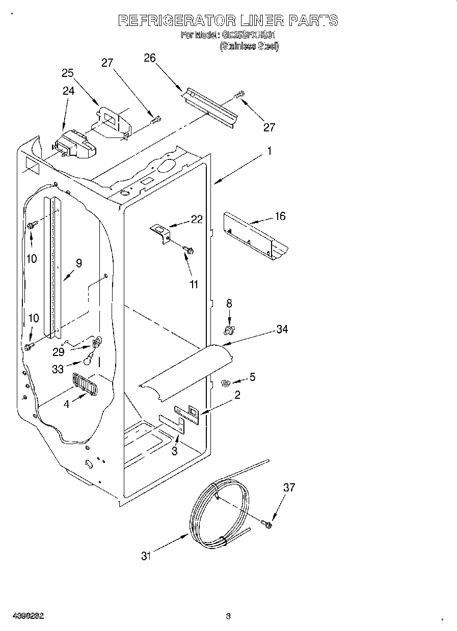02 - REFRIGERATOR LINER