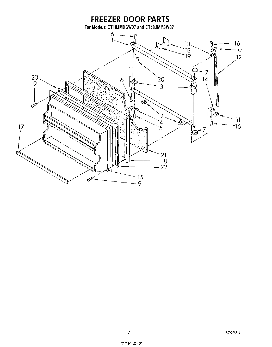 06 - FREEZER DOOR