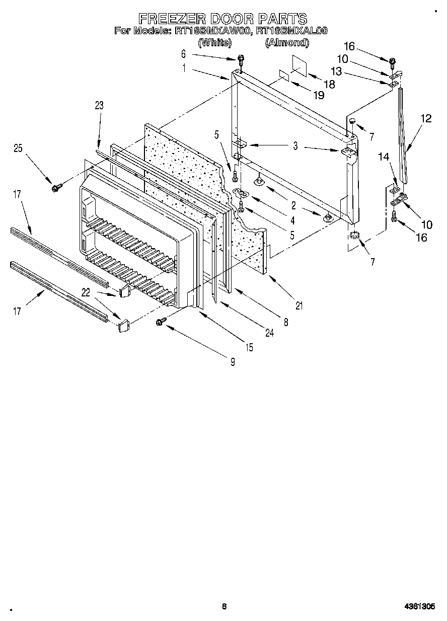 05 - FREEZER DOOR