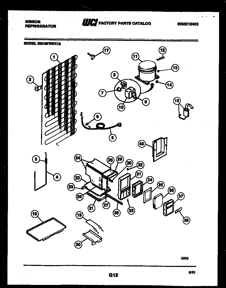 04 - SYSTEM AND AUTOMATIC DEFROST PARTS