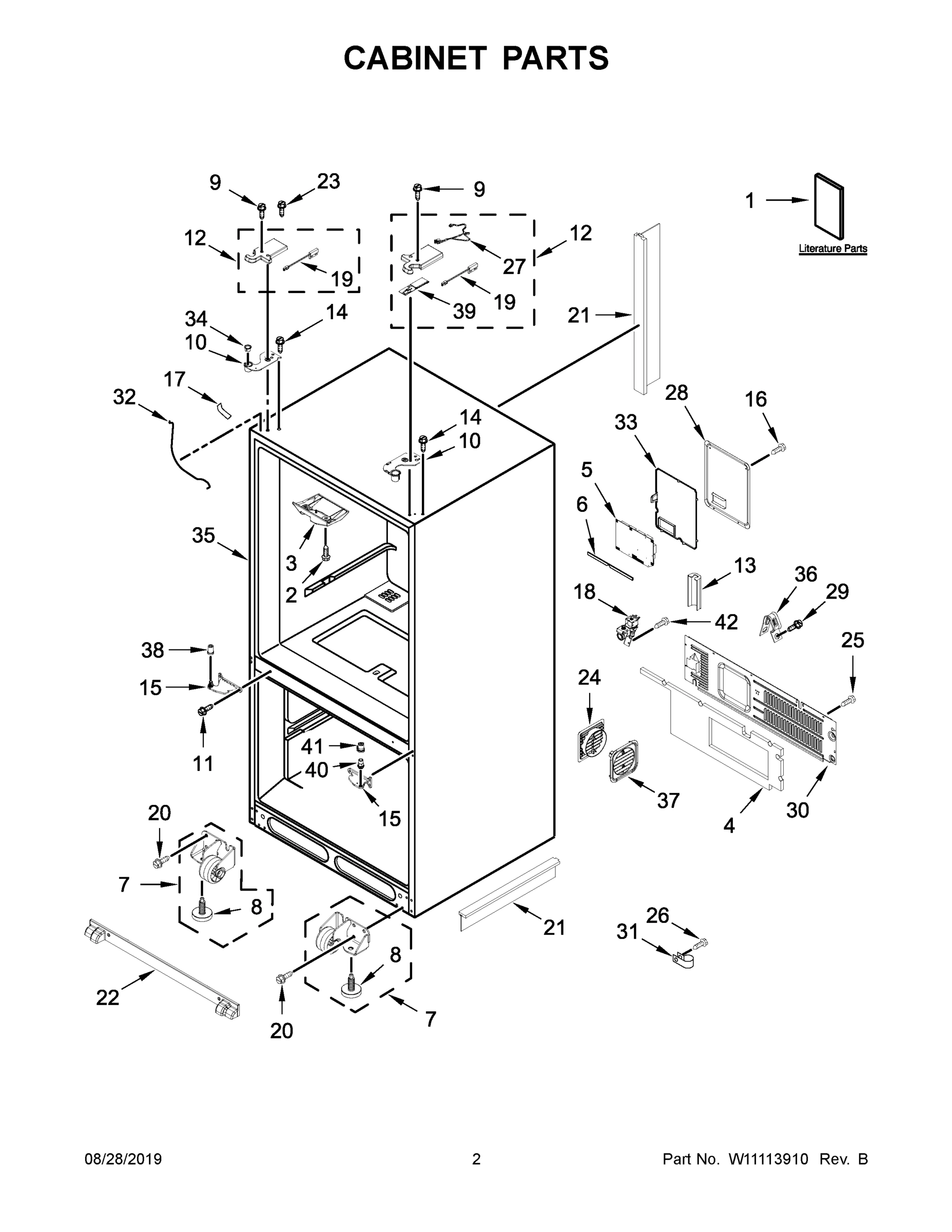 02 - CABINET PARTS