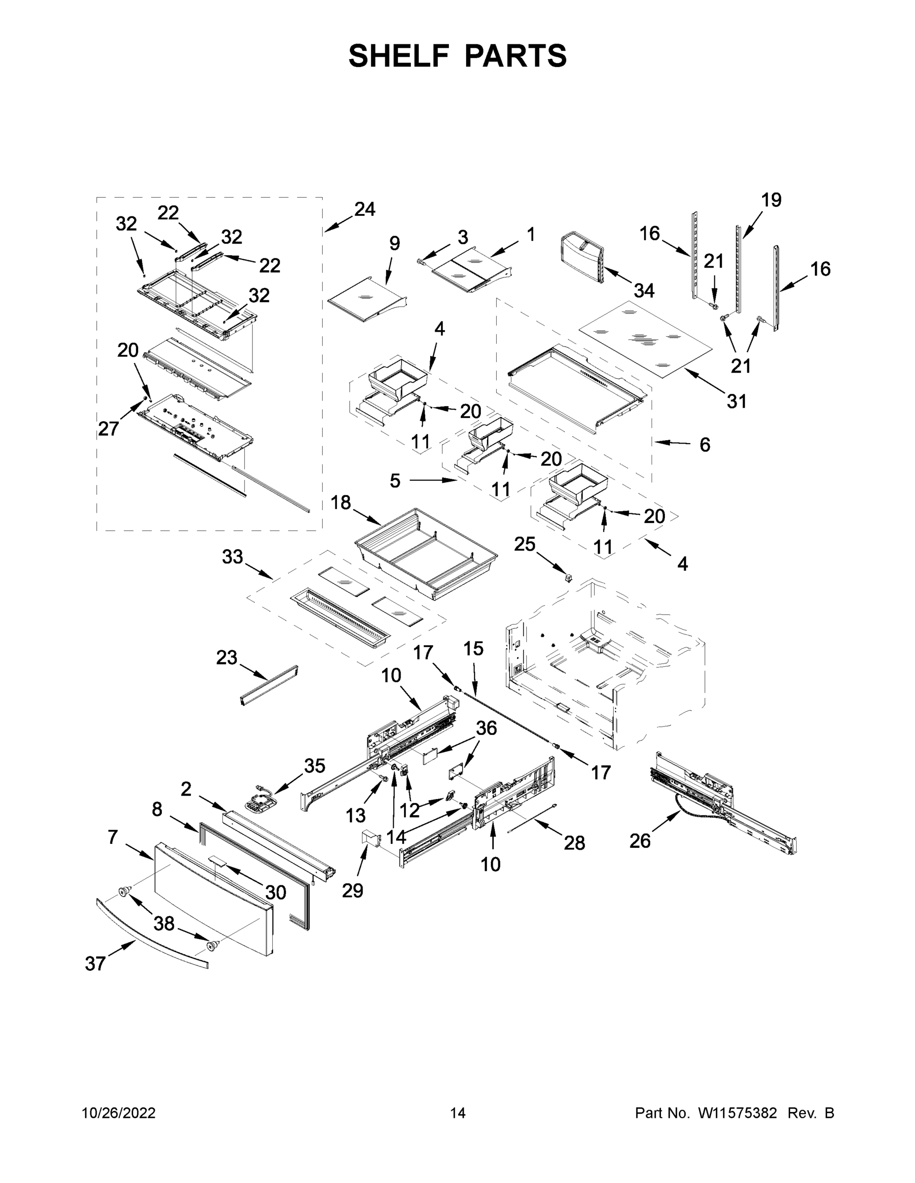 08 - SHELF PARTS