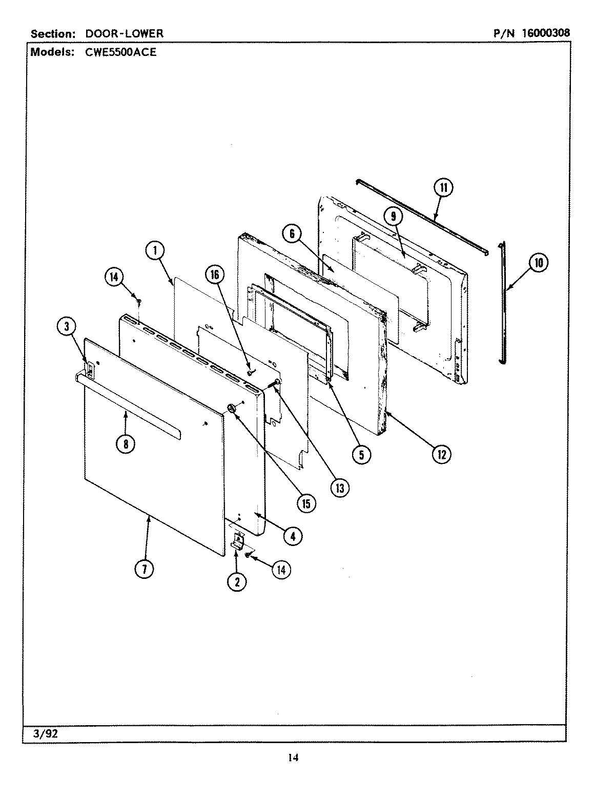 03 - DOOR-LOWER (CWE5500ACE)