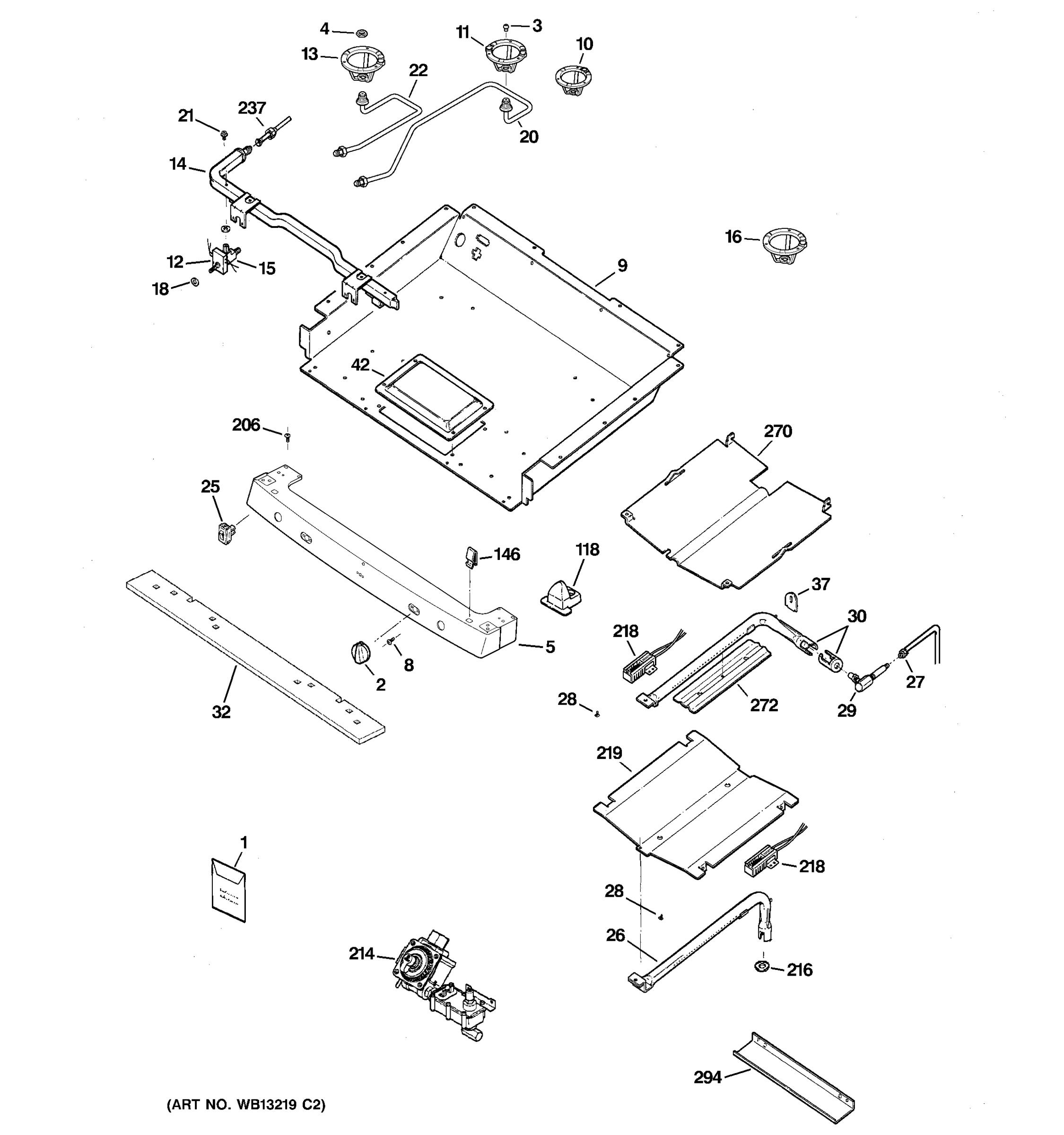 GAS & BURNER PARTS
