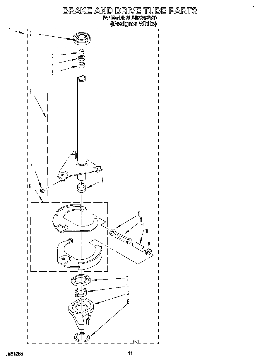 09 - BRAKE AND DRIVE TUBE