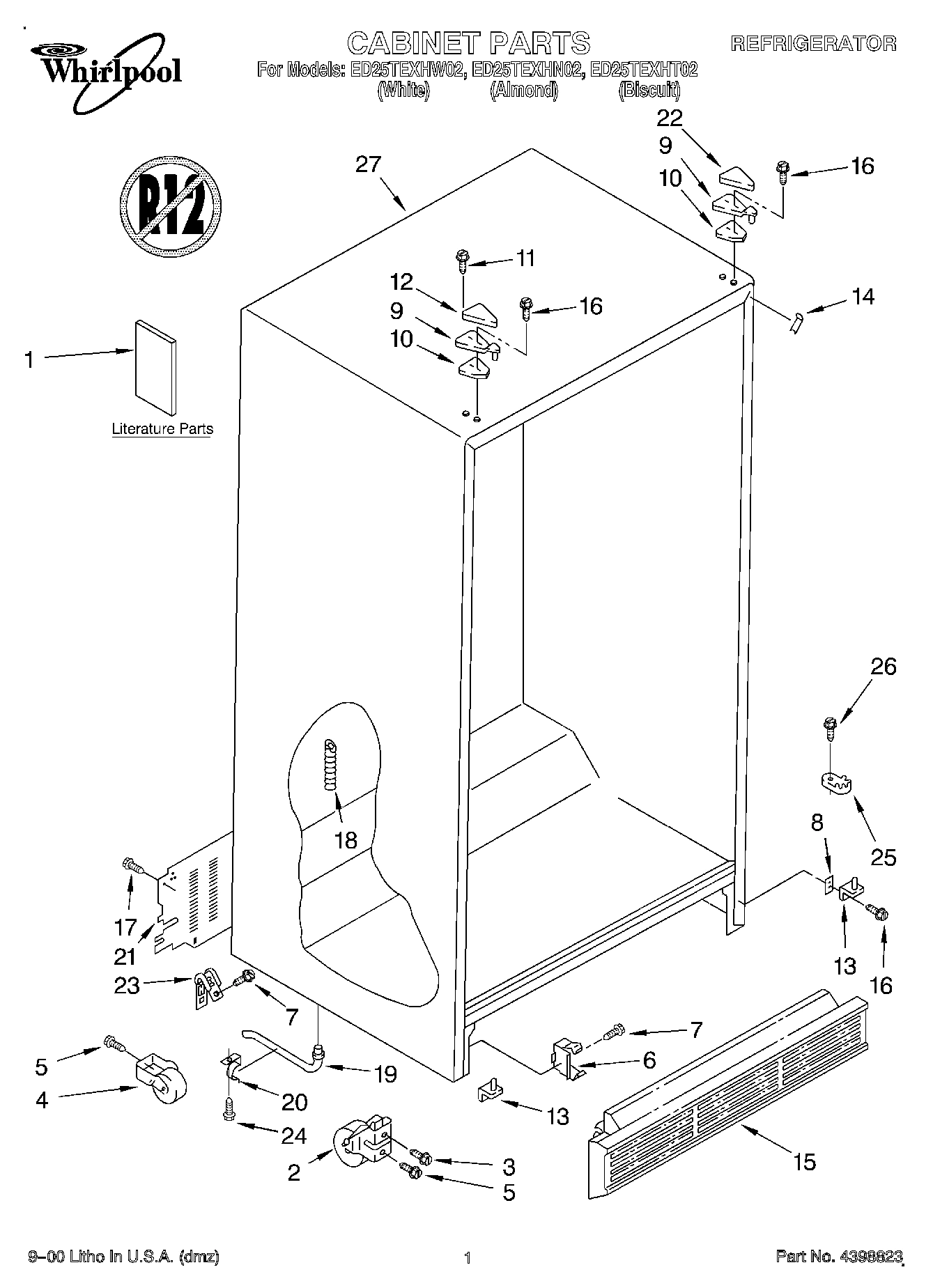 01 - CABINET, LITERATURE