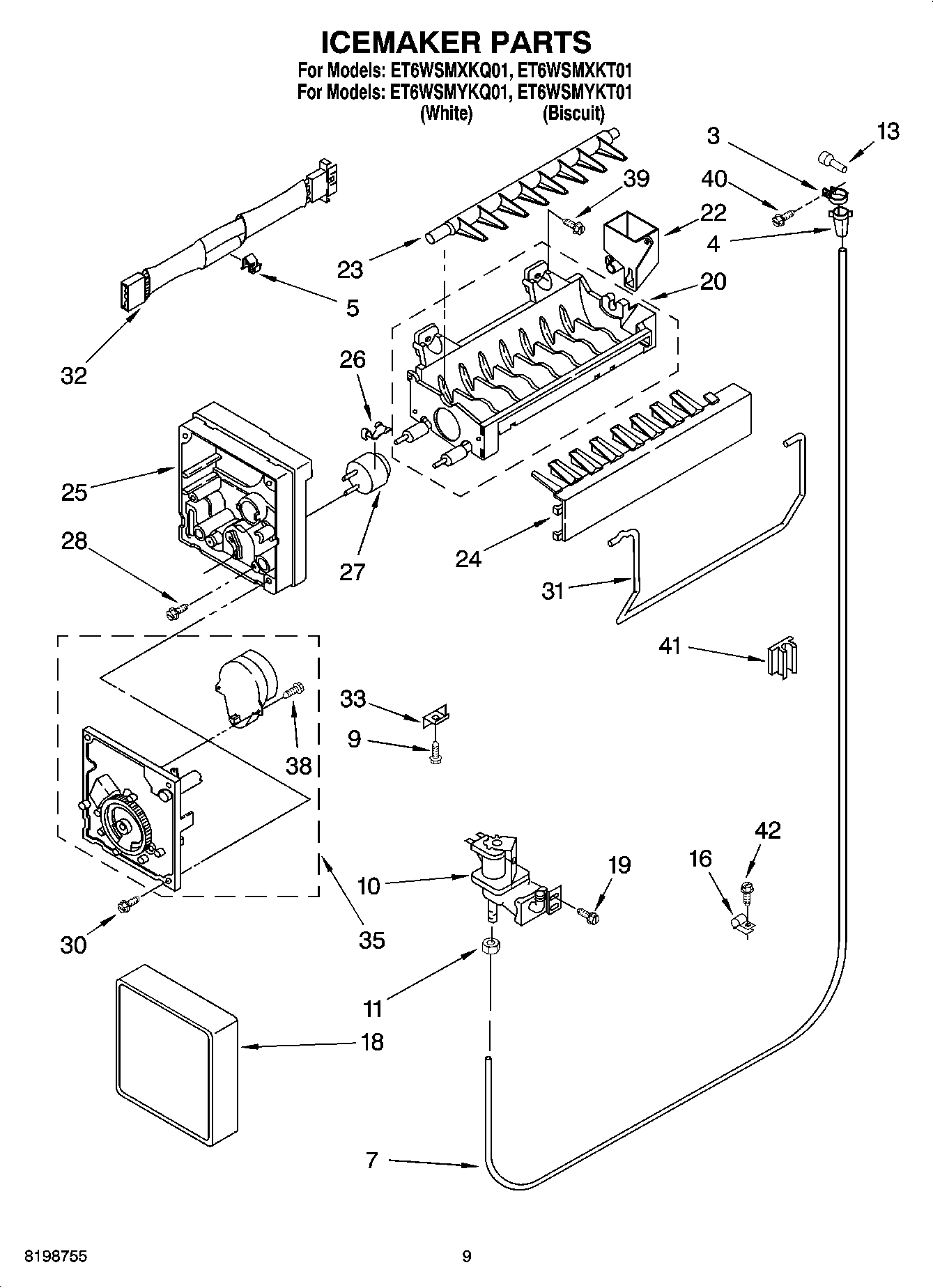 05 - ICEMAKER PARTS