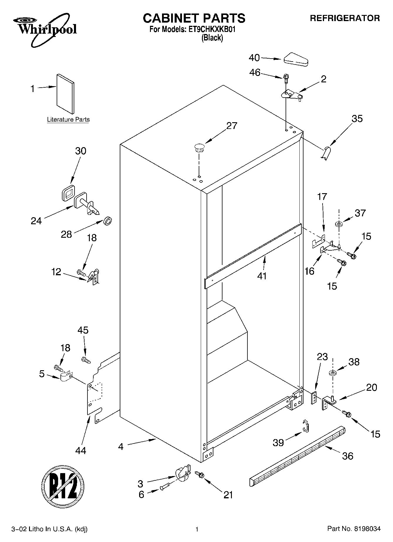 01 - CABINET, LITERATURE