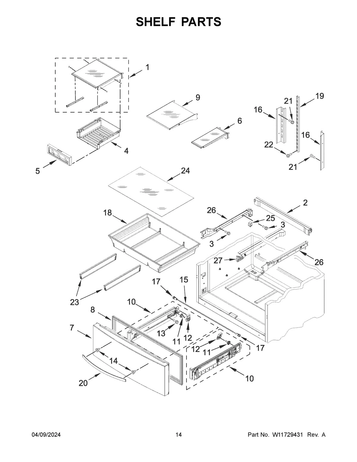 08 - SHELF PARTS