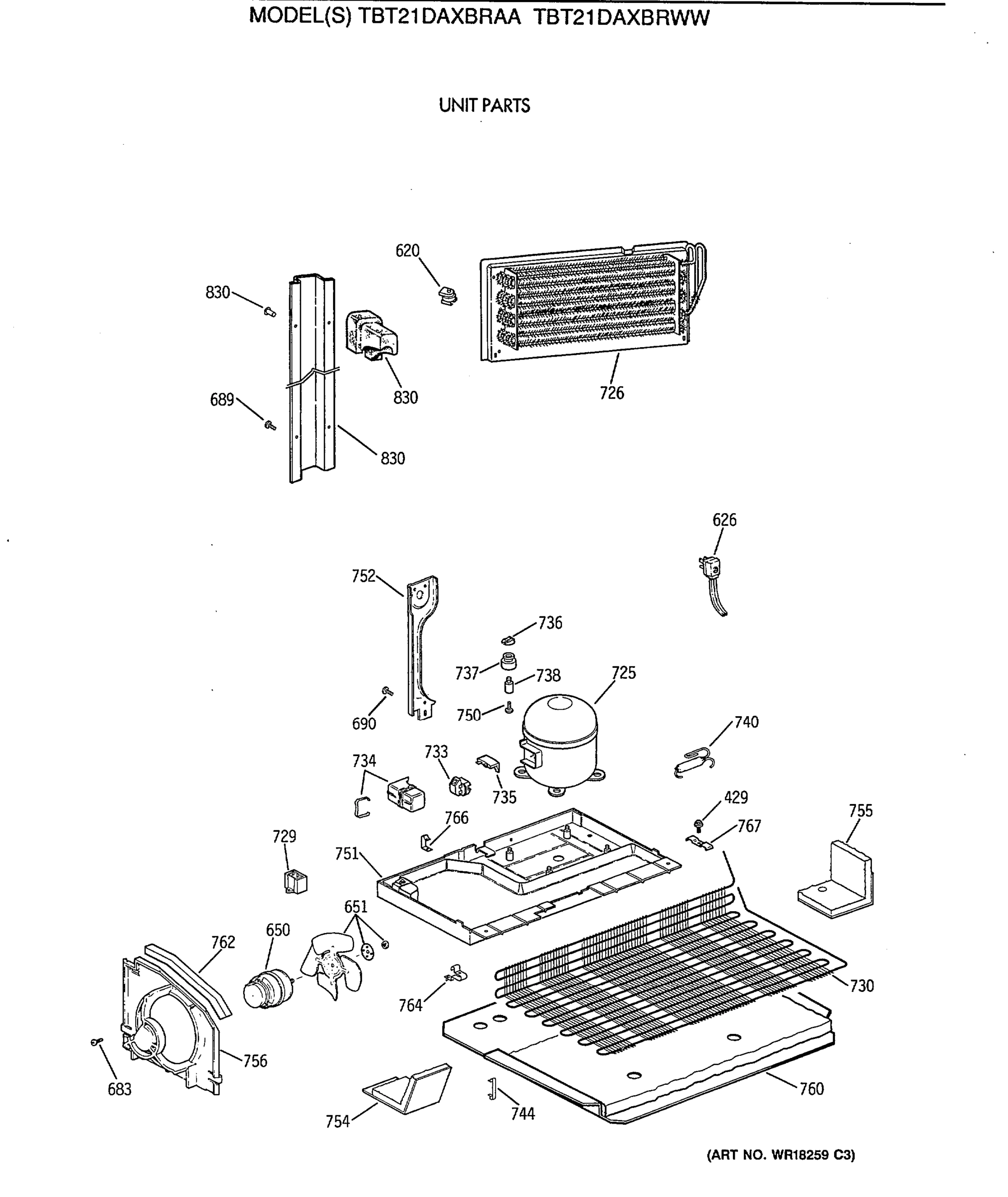 UNIT PARTS