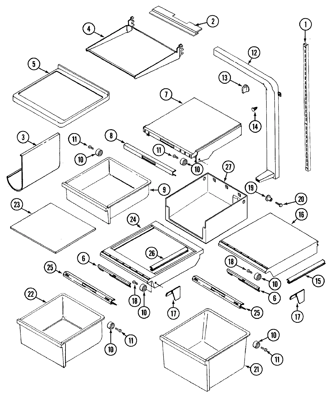 10 - SHELVES & ACCESSORIES