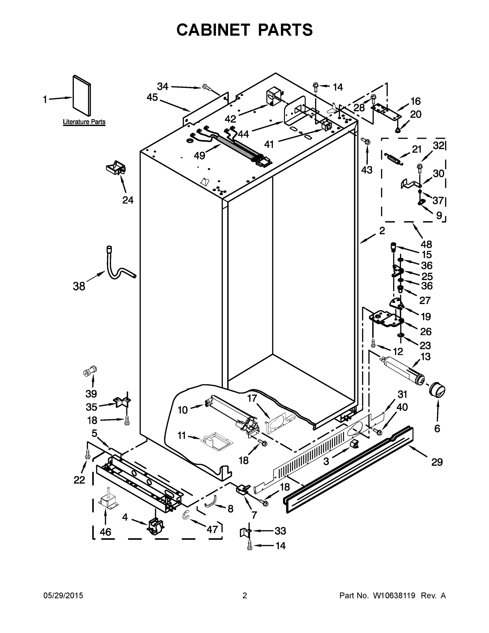 02 - CABINET PARTS