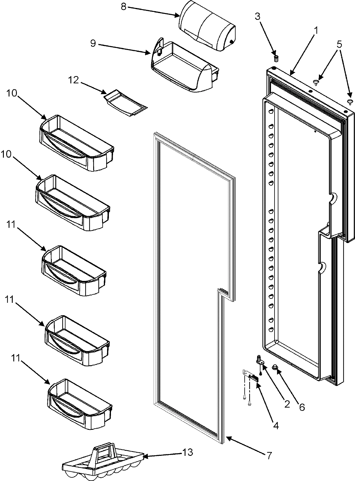 16 - REFRIGERATOR DOOR