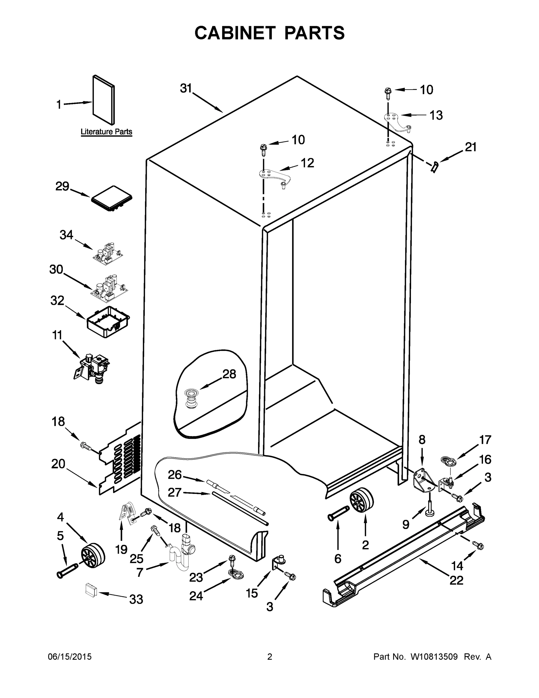 02 - CABINET PARTS