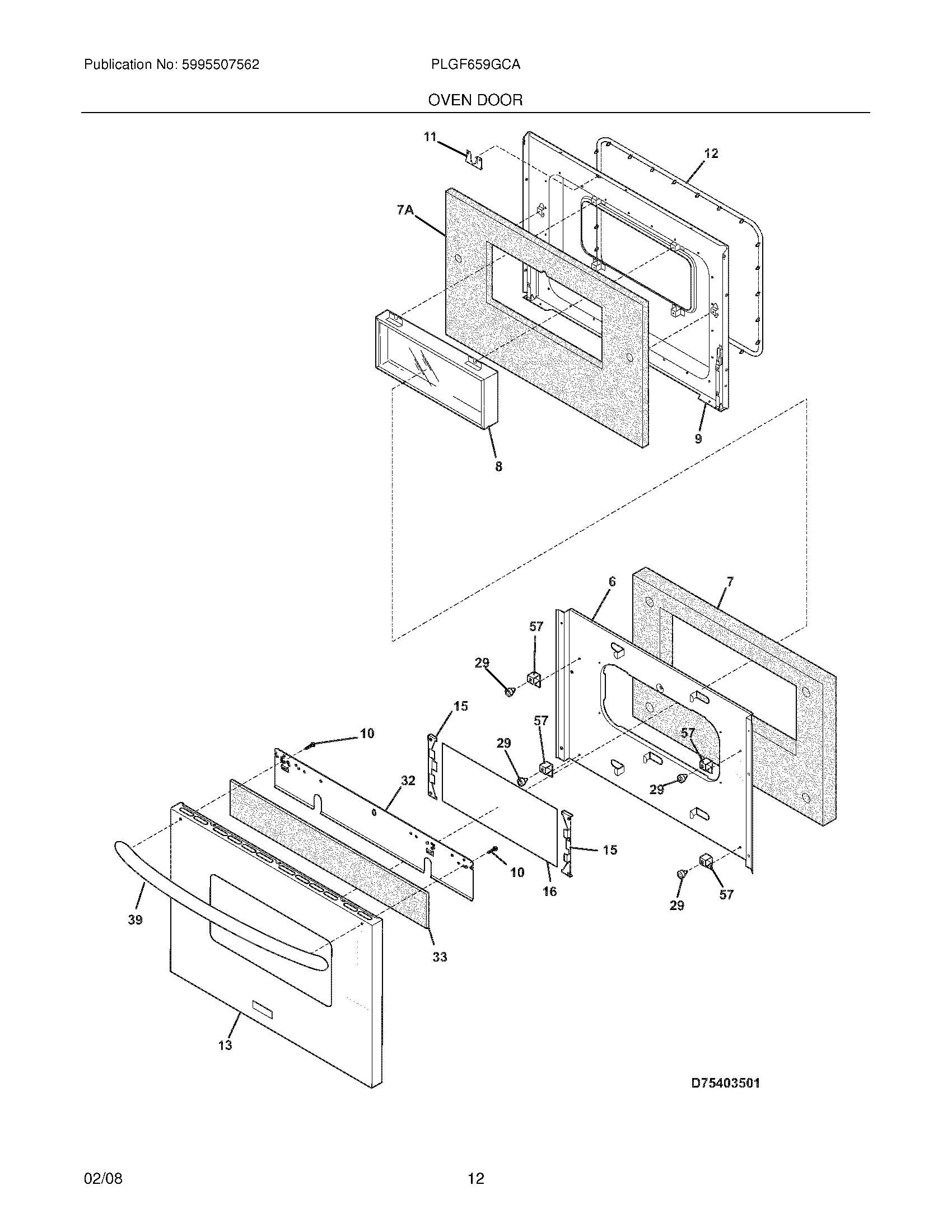 11 - OVEN DOOR