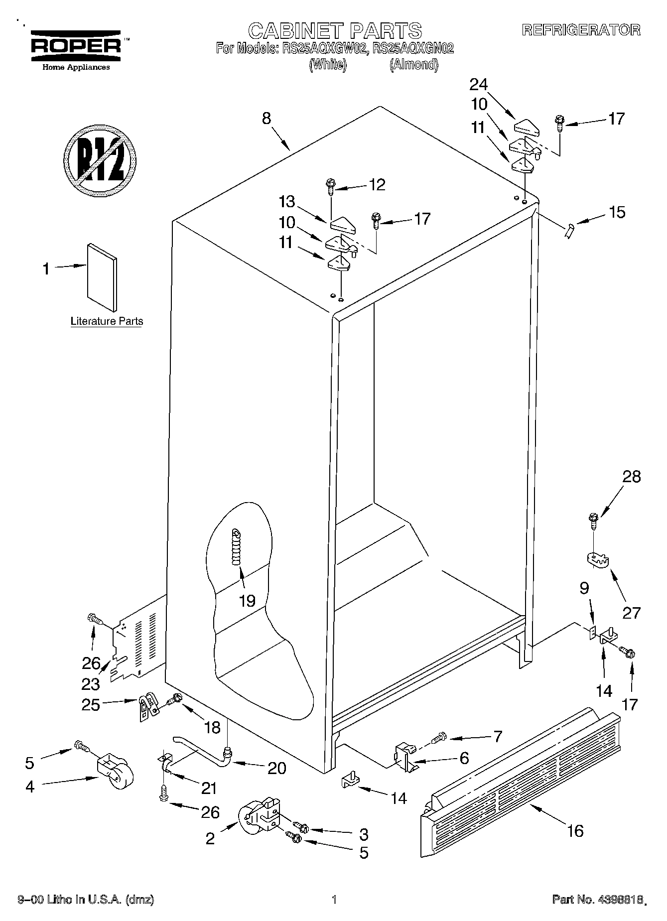 01 - CABINET, LITERATURE