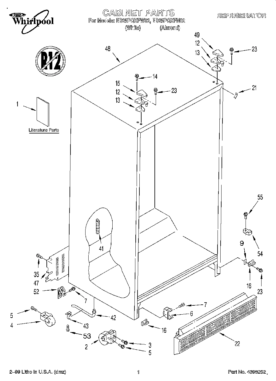 01 - CABINET, LITERATURE