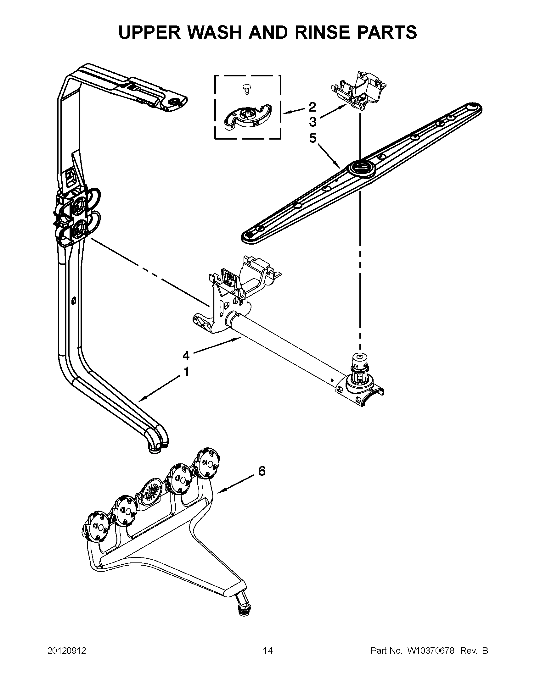 07 - UPPER WASH AND RINSE PARTS