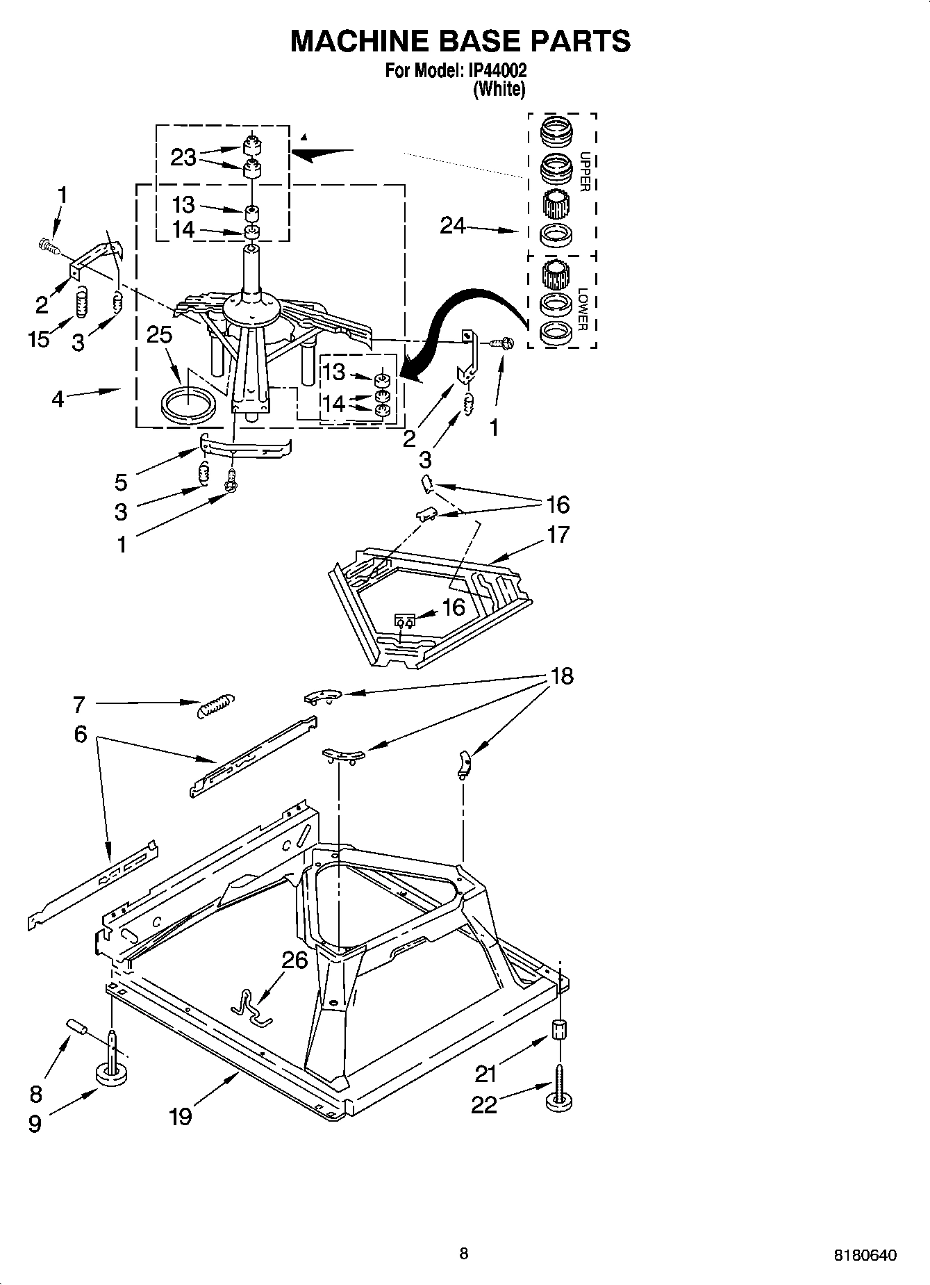 05 - MACHINE BASE PARTS
