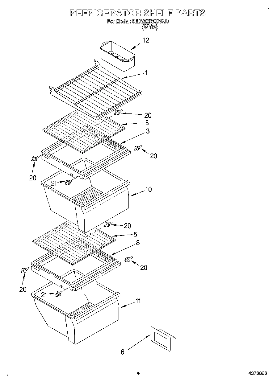 03 - REFRIGERATOR SHELF