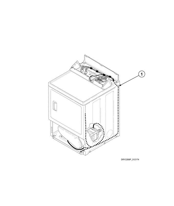 Wire Harnesses And Wires - Rear Control Models Starting serial no. 1207