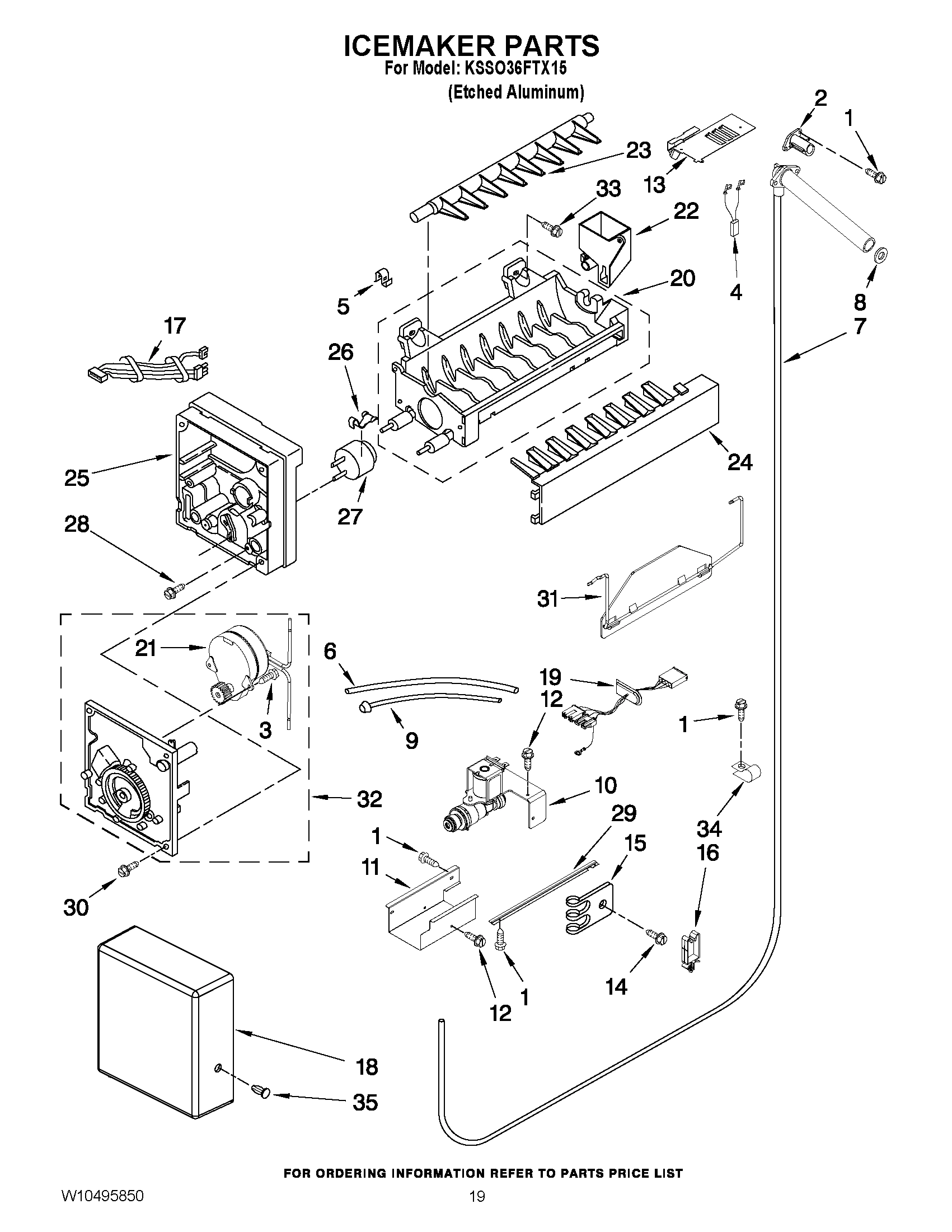 12 - ICEMAKER PARTS