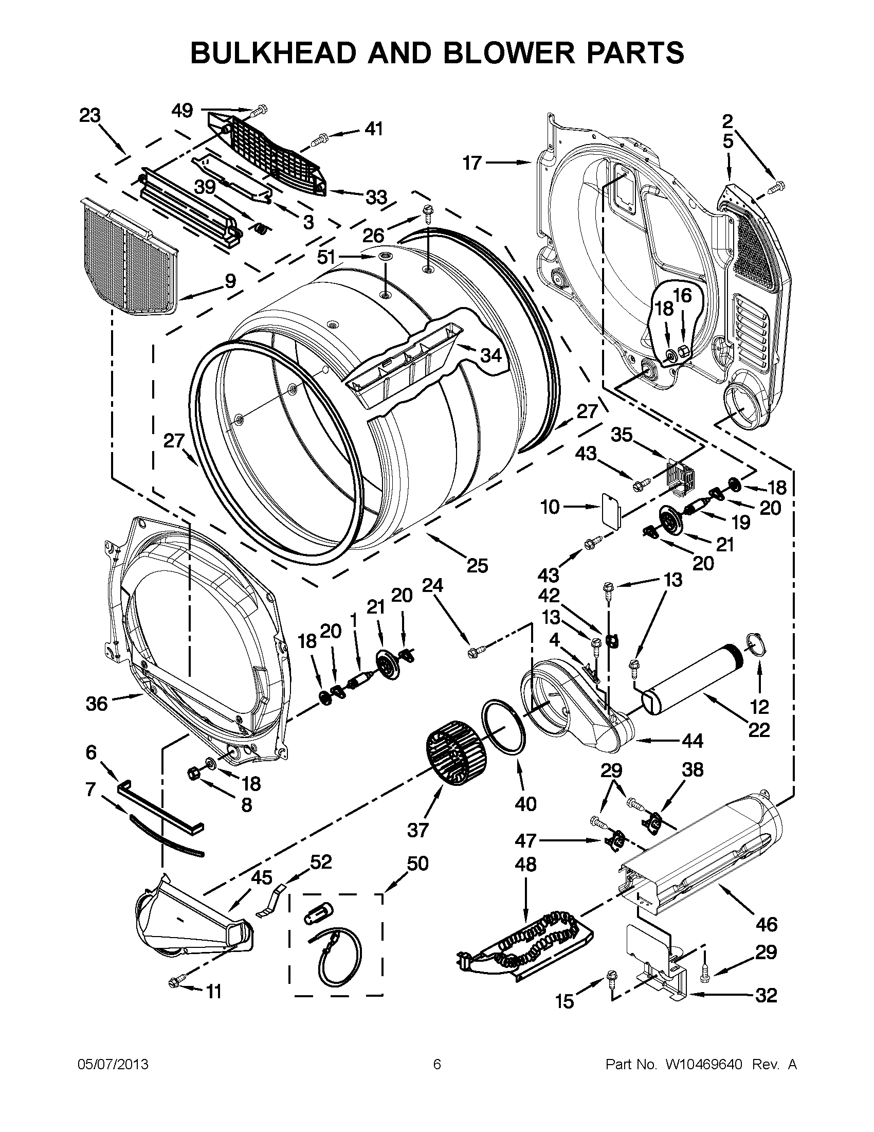 03 - BULKHEAD AND BLOWER PARTS