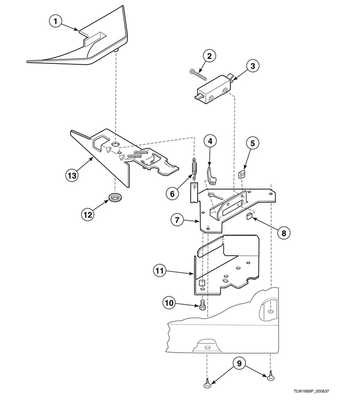 Loading Door Switch And Bracket Assembly
