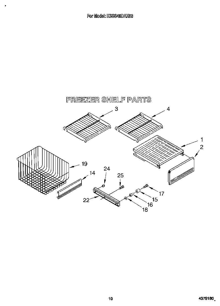 07 - FREEZER SHELF