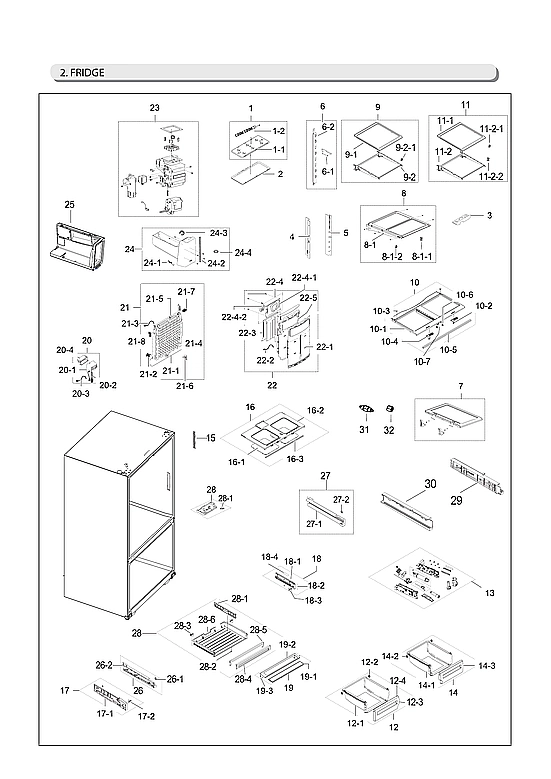 REFRIGERATOR PARTS