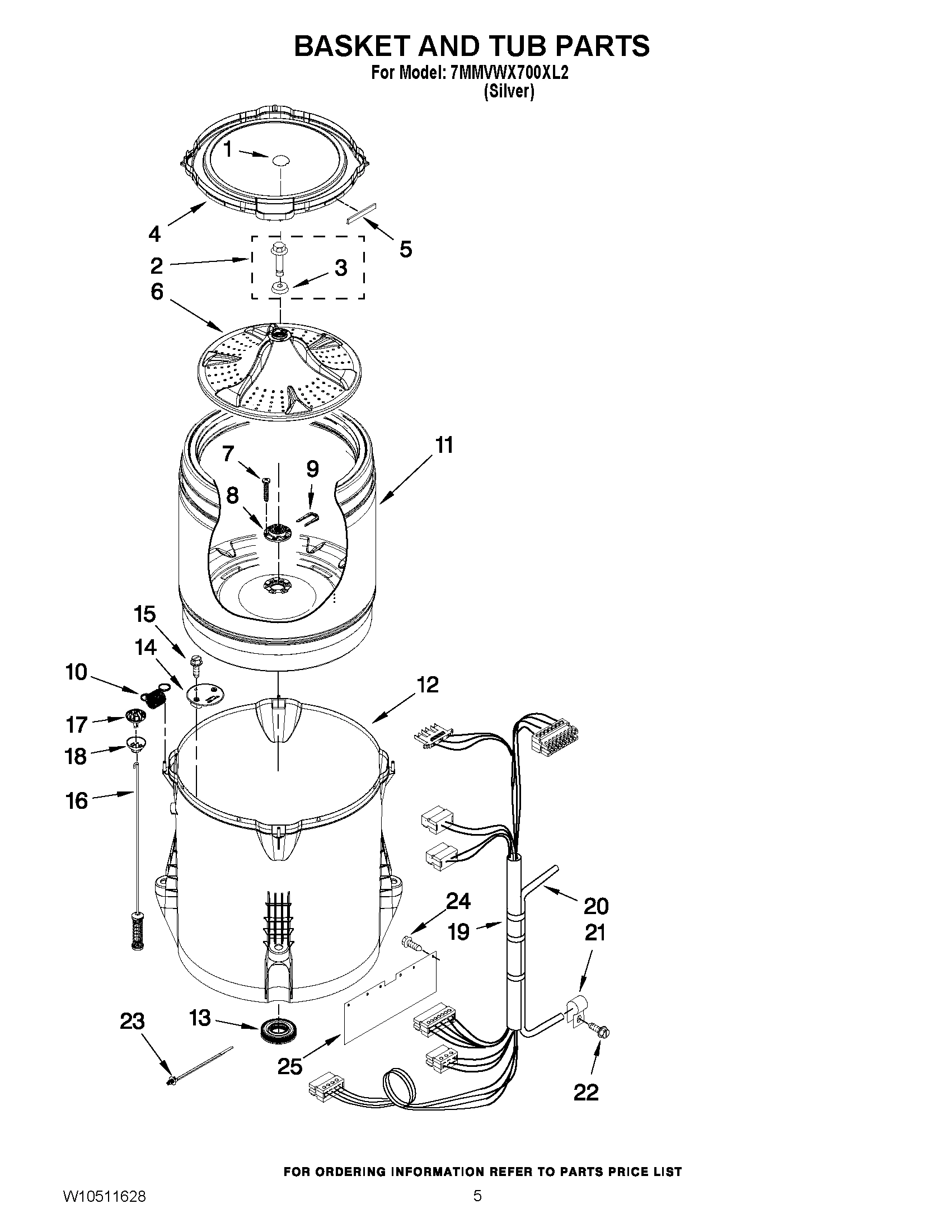 03 - BASKET AND TUB PARTS