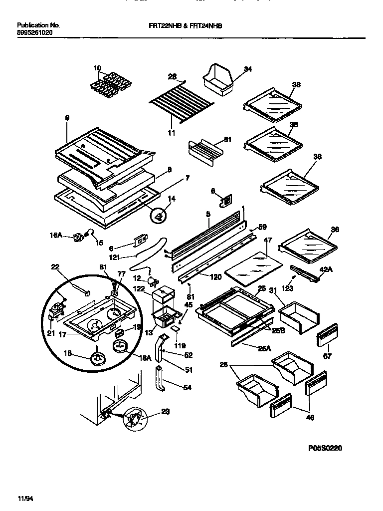 05 - SHELVES, CONTROLS, DIVIDER, MULLION