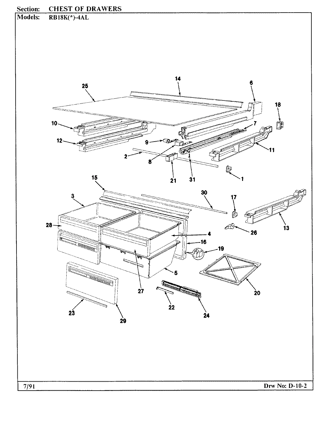01 - CHEST OF DRAWERS