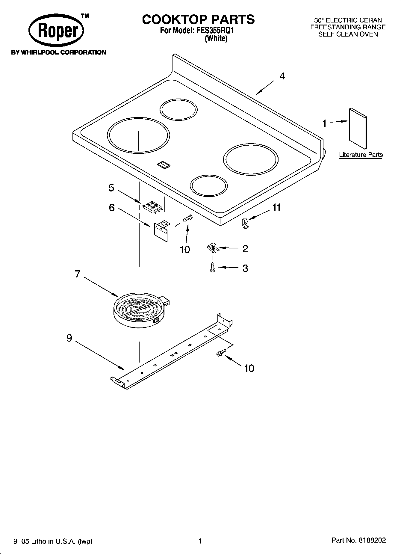 01 - COOKTOP PARTS
