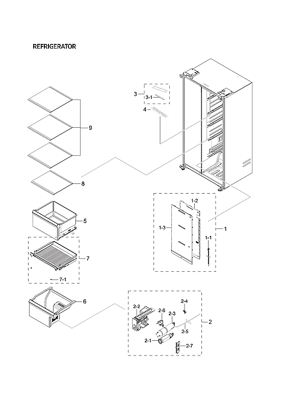 REFRIGERATOR PARTS
