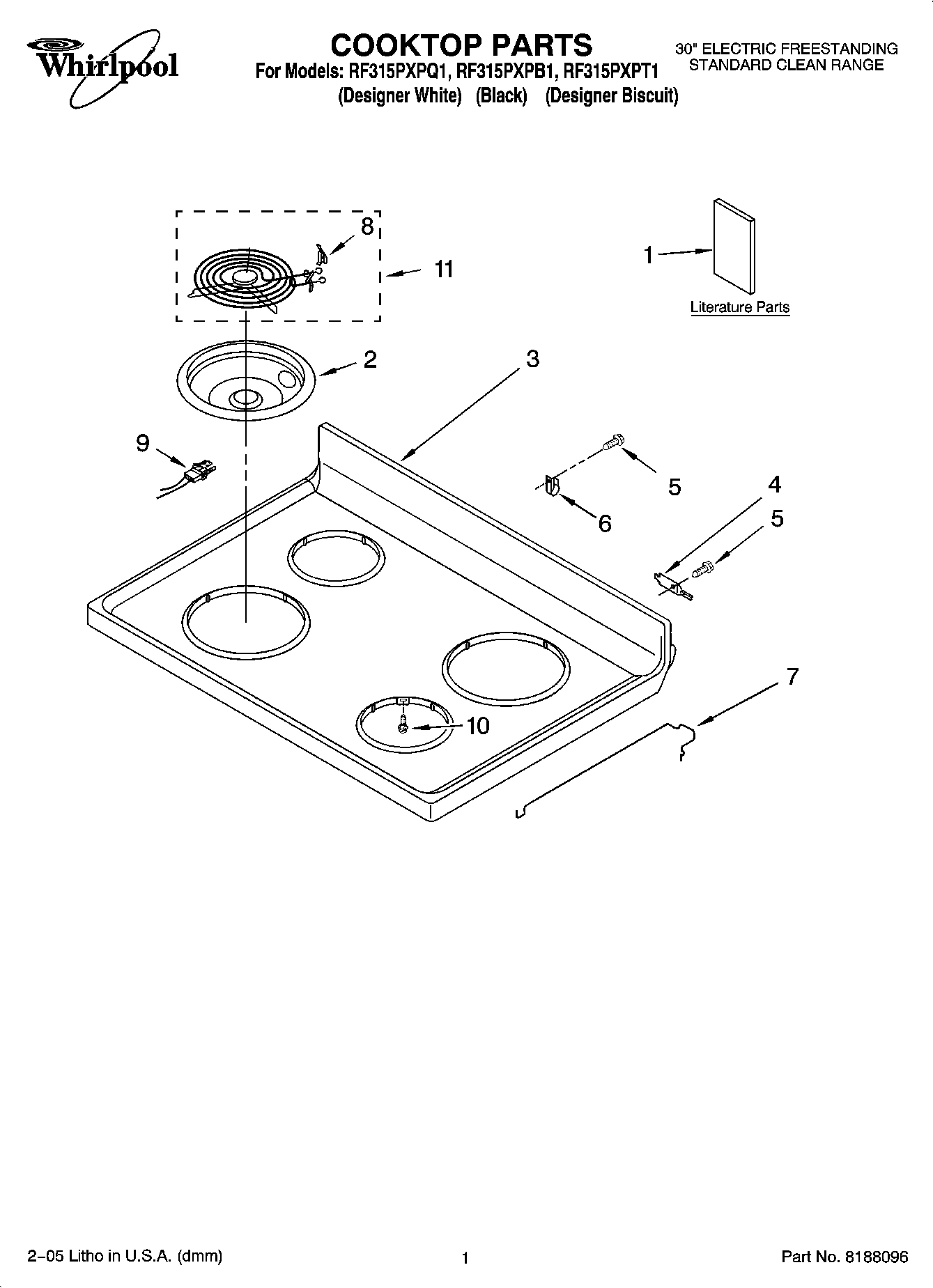 01 - COOKTOP PARTS