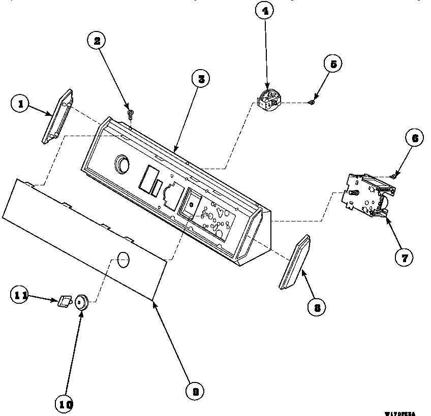 08 - GRAPHIC PANEL, CONTROL HOOD AND CONTROLS