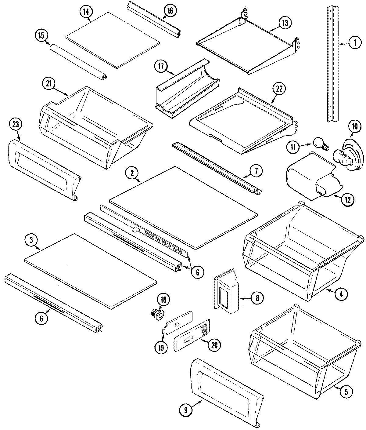 07 - SHELVES & ACCESSORIES