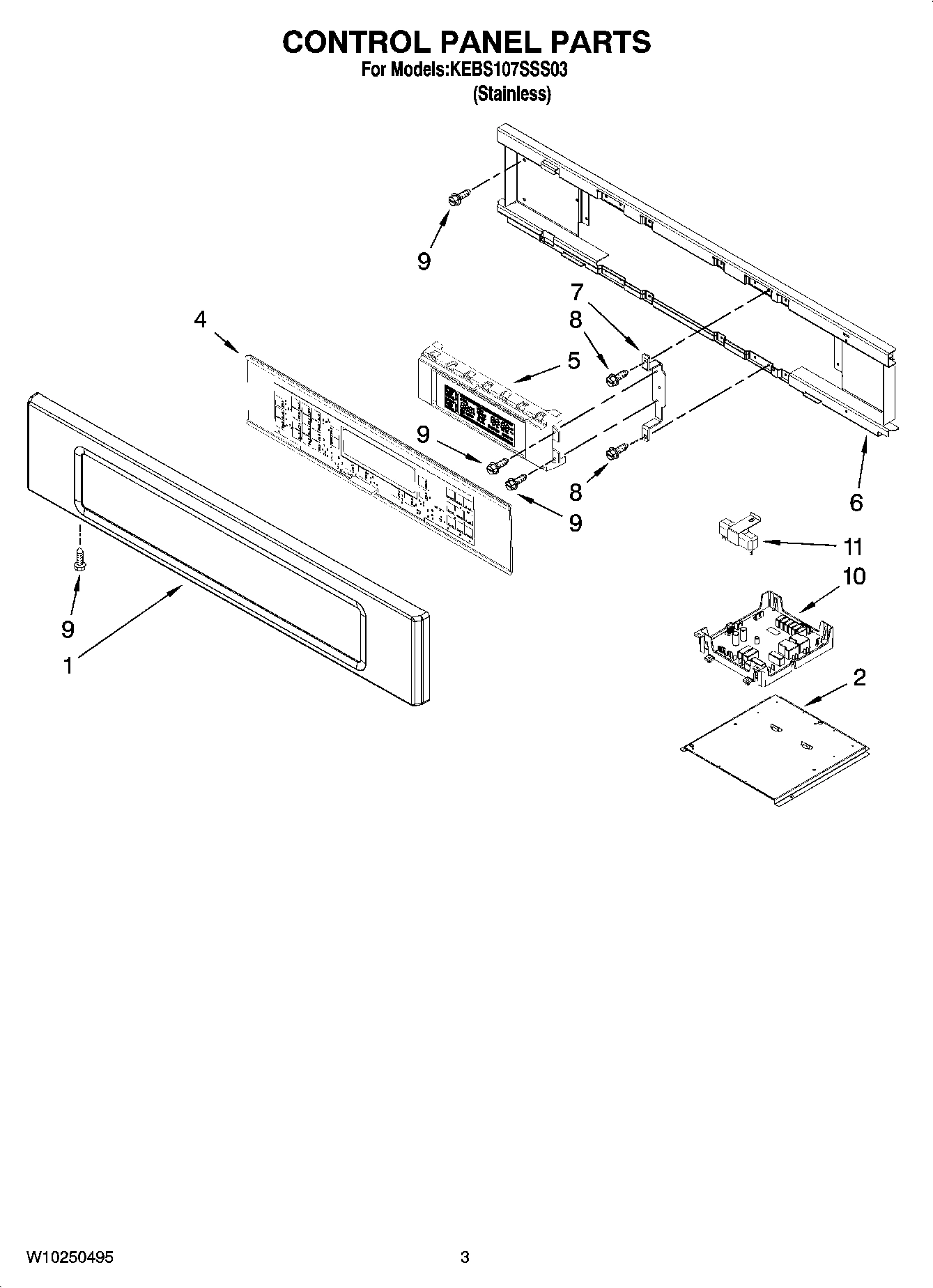 02 - CONTROL PANEL PARTS